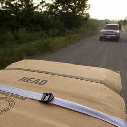 The repatriated body of a migrant on the back of a pick up truck in Honduras (photo by Marc Silver)